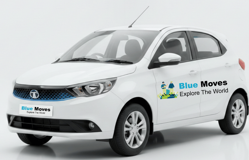 Tata Tigor EV Blue Moves